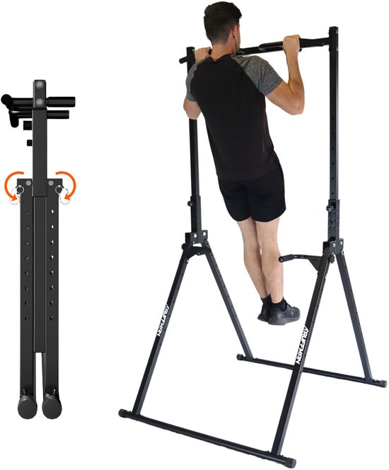 Pull up station opvouwbaar - Power tower - Pull up rack - Pull up bar - FPT165