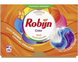 Robijn Wascapsules 3-in-1 Color - 26 stuks