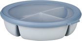 Mepal - Multikom Cirqula vershouddoos - 3-vaks bento bowl - 250 ml. 250 ml & 500 ml - Rond - Nordic blue