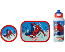 Mepal Lunchset Campus Spiderman - Broodtrommel, Drinkfles & Fruitbox
