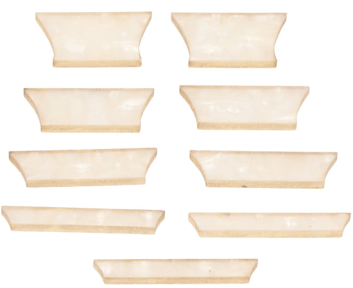 Trapezium inlays voor gitaar parelmoer Fazley 10721