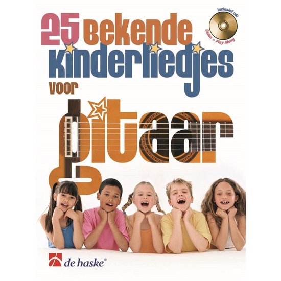 voor Gitaar 25 bekende kinderliedjes - cover