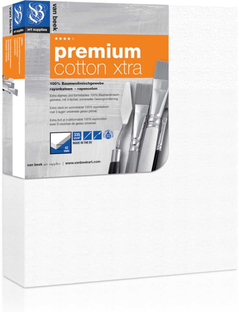 Van Beek Premium Katoen Xtra Schildersdoek 30X30Cm Per Stuk