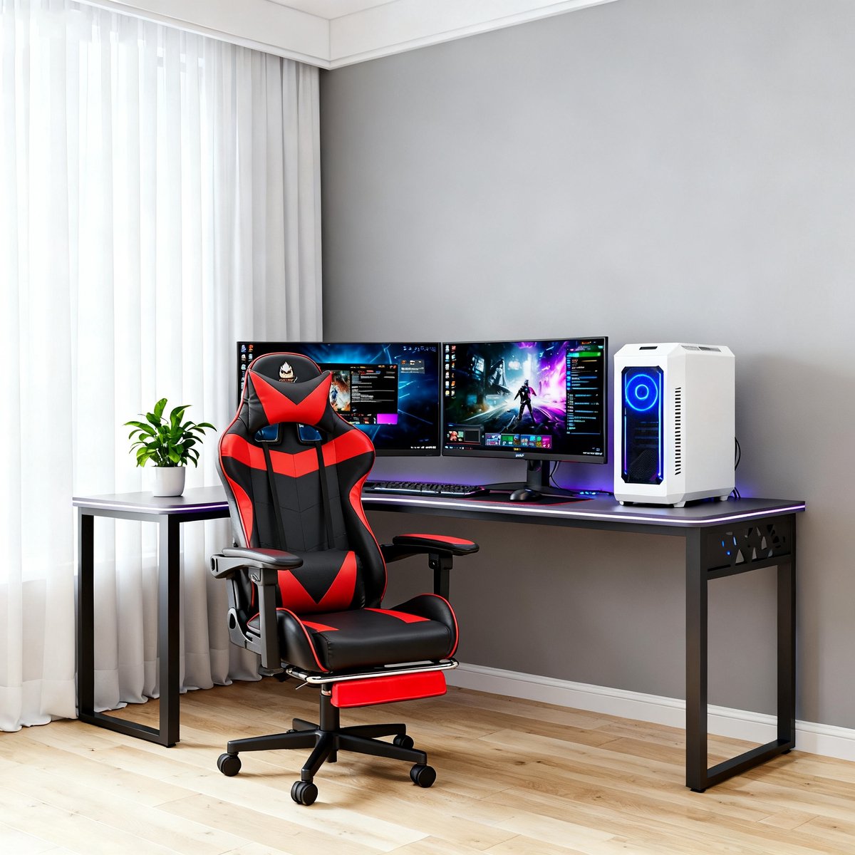 Gotagee Ergonomische Gamestoel met Lendensteun en Ligfunctie - afbeelding 3