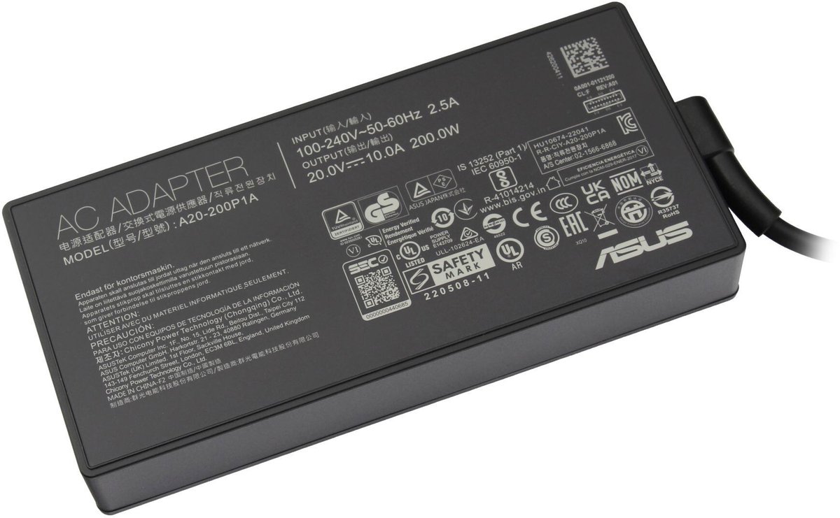 Asus 0A001-01122500 oplader 200W
