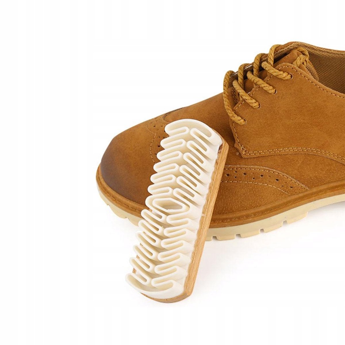 Krepborstel voor Suède en Nubuck Schoenen - Zacht Rubber