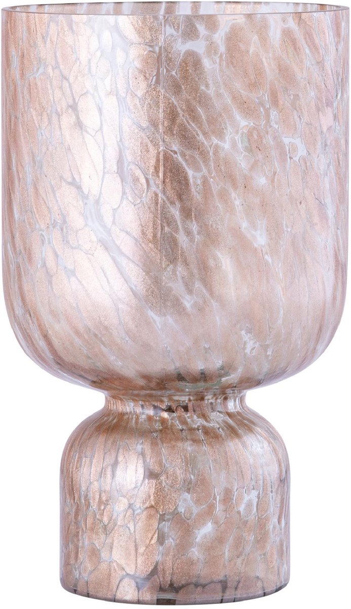 PTMD Windlicht Rishi - Transparant - 18x18x30cm
