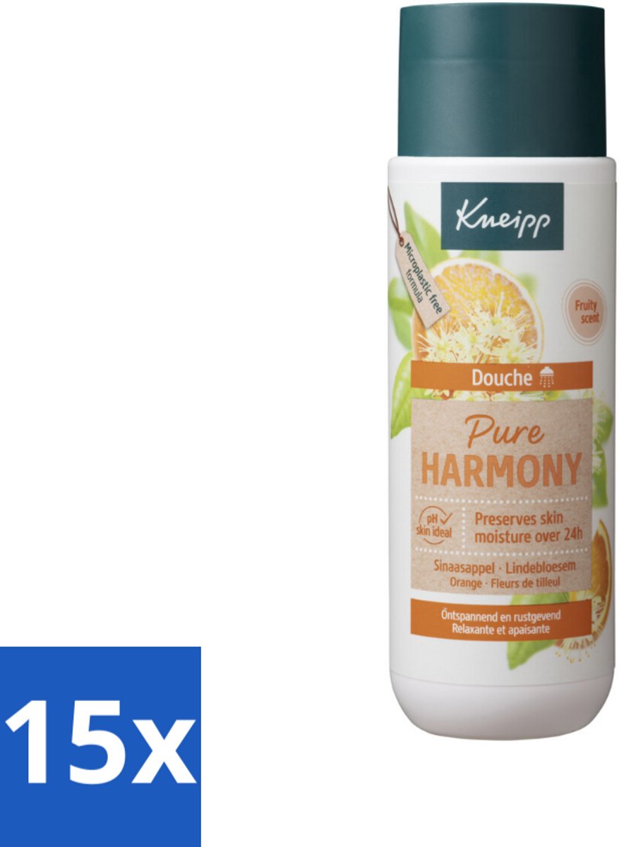 Kneipp - Douchegel - Oranje lindebloesem - 200 ml - Bulkverpakking - 15 stuks