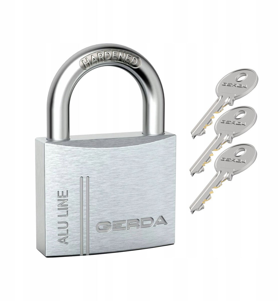 Gerda Alu Line KAP S30 Aluminium Hangslot - Duurzaam en licht van gewicht