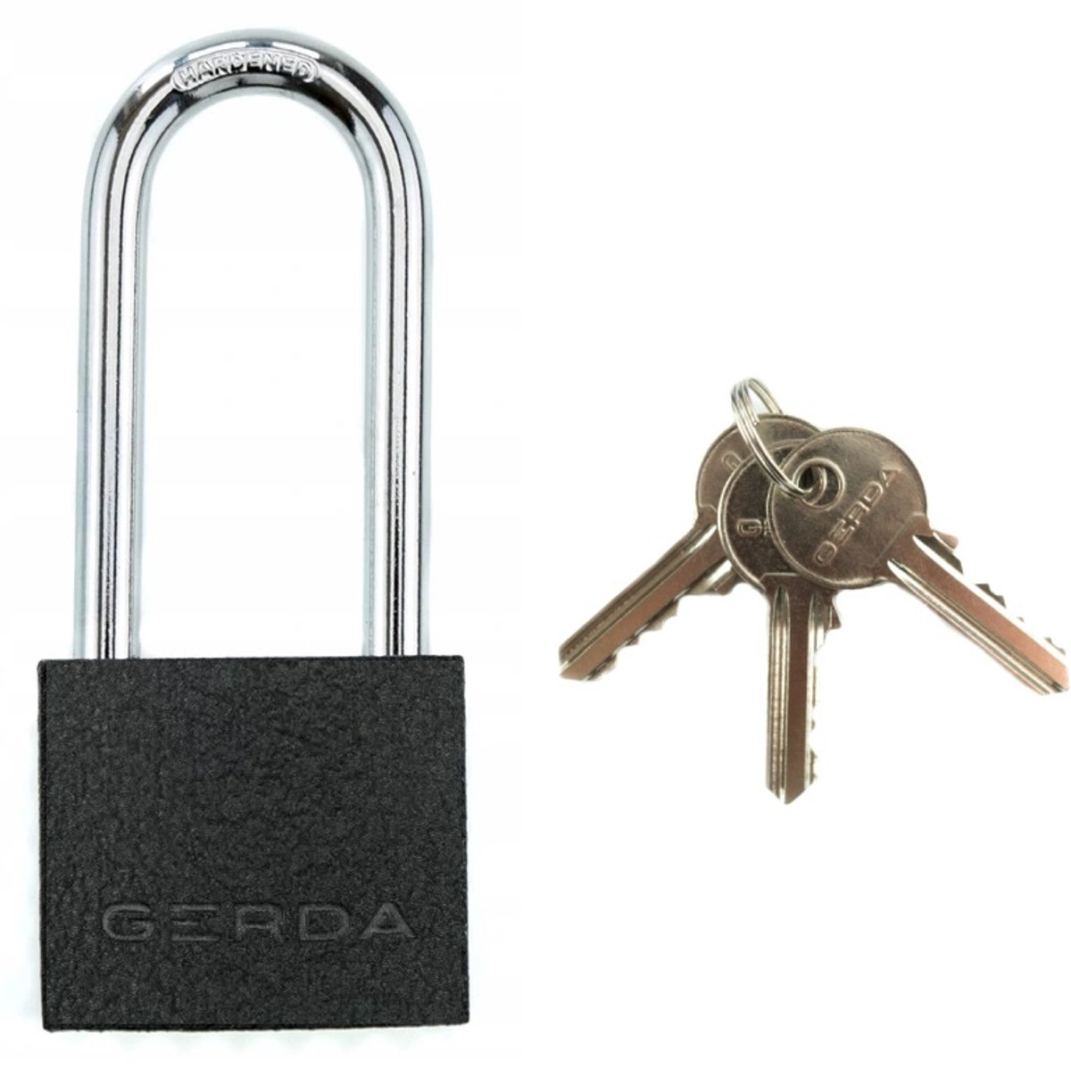 Gerda Iron Line S40H60 hangslot met verlengde beugel, gietijzer