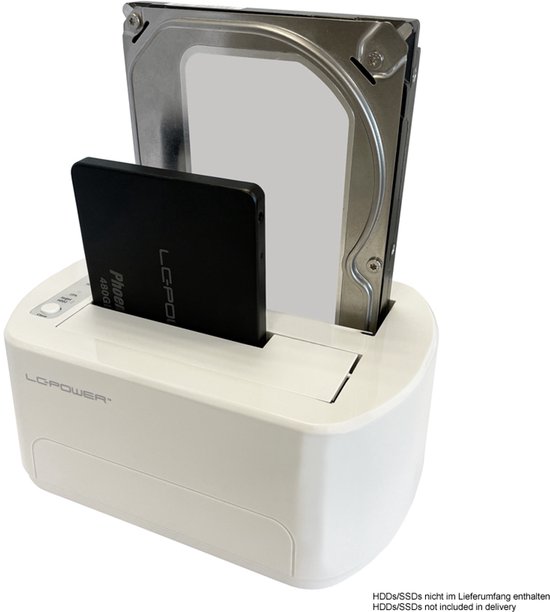LC-DOCK-U3-VI Docking- en kopieerstation, 2x 2,5"/3,5" SATA, USB 3.0 van Merkloos — afbeelding 2