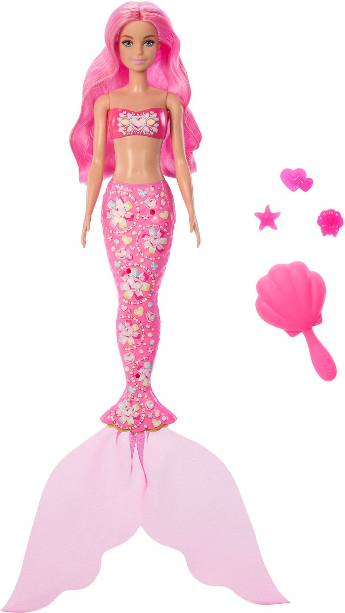 Barbie Color Reveal Zeemeerminserie - Pop en Accessoires met 6 Verrassingen — afbeelding 9
