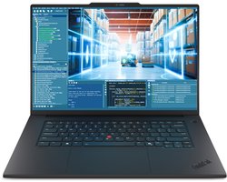 "Lenovo ThinkPad P1 Gen 8 Intel Core Ultra 7 255H Mobiel werkstation 40,6 cm (16"") Touchscreen 3.2K 32 GB LPDDR5x-SDRAM 1 TB SSD NVIDIA RTX PRO 2000 Blackwell Wi-Fi 7 (802.11be) Windows 11 Pro Engels Zwart"