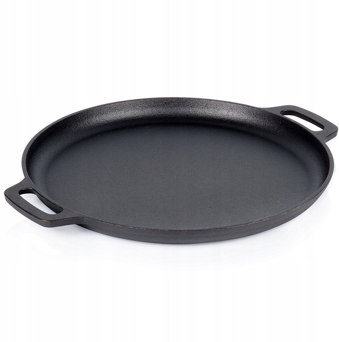 Gietijzeren Koekenpan 35cm - Traditioneel, Zonder Coating, Voor Grill & Open Vuur
