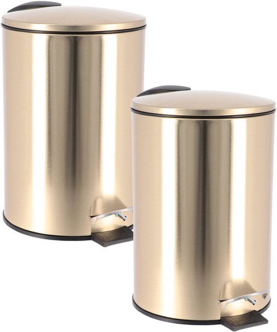 Kela Mats pedaalemmer 12 liter Zilver Kela Mats pedaalemmer 12 liter Zilver