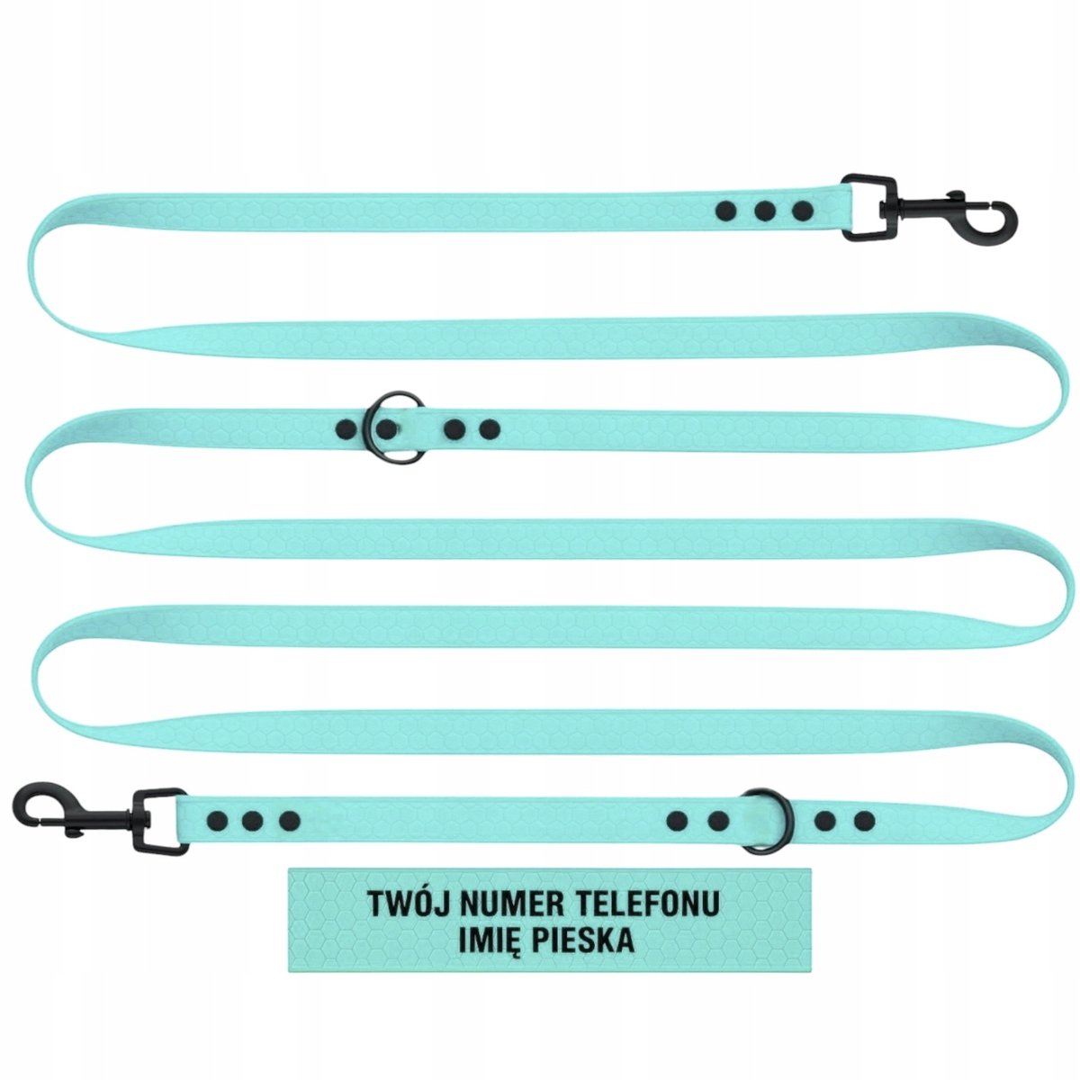 Waterdichte Verstelbare Hondensnoer 3m 1cm - Shelby Lock Edition