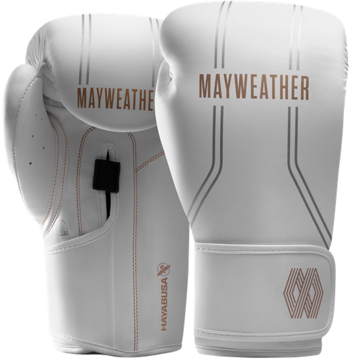 Hayabusa Mayweather Contender Bokshandschoenen - Wit/Goud 16 oz