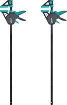 wolfcraft - 2 Serre-joints PRO ERGO - 700 mm - 8677060