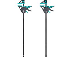 wolfcraft - 2 Lijmklemmen PRO ERGO - 700 mm - 8677060