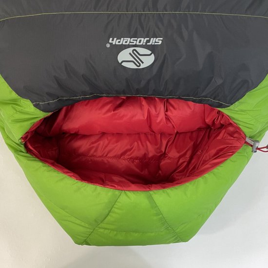 SirJoseph mummyslaapzak Himalaya Looping III 1200 - links 200 cm - Donker Grijs van SirJoseph — afbeelding 4