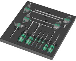 Wera Schroevendraaier Set 12-delig in Schuimstof Inlay