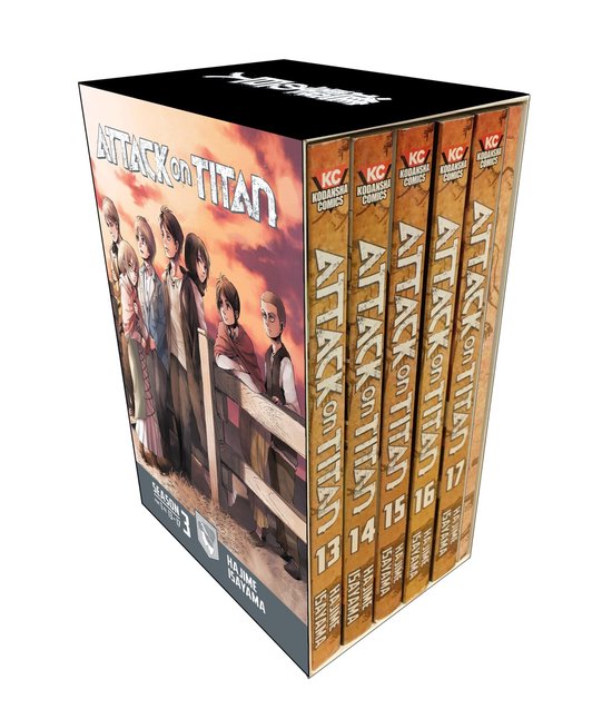 Attack On Titan Season 3 Part 1 Manga Box Set - cover