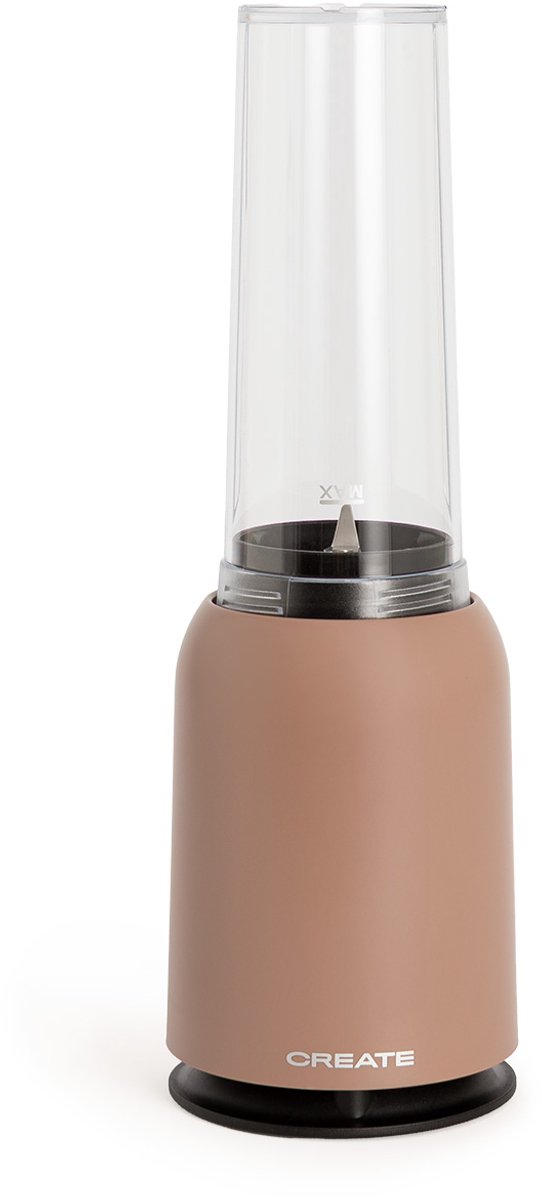 CREATE - Draagbare glazen blender - Mokka - MOI STUDIO