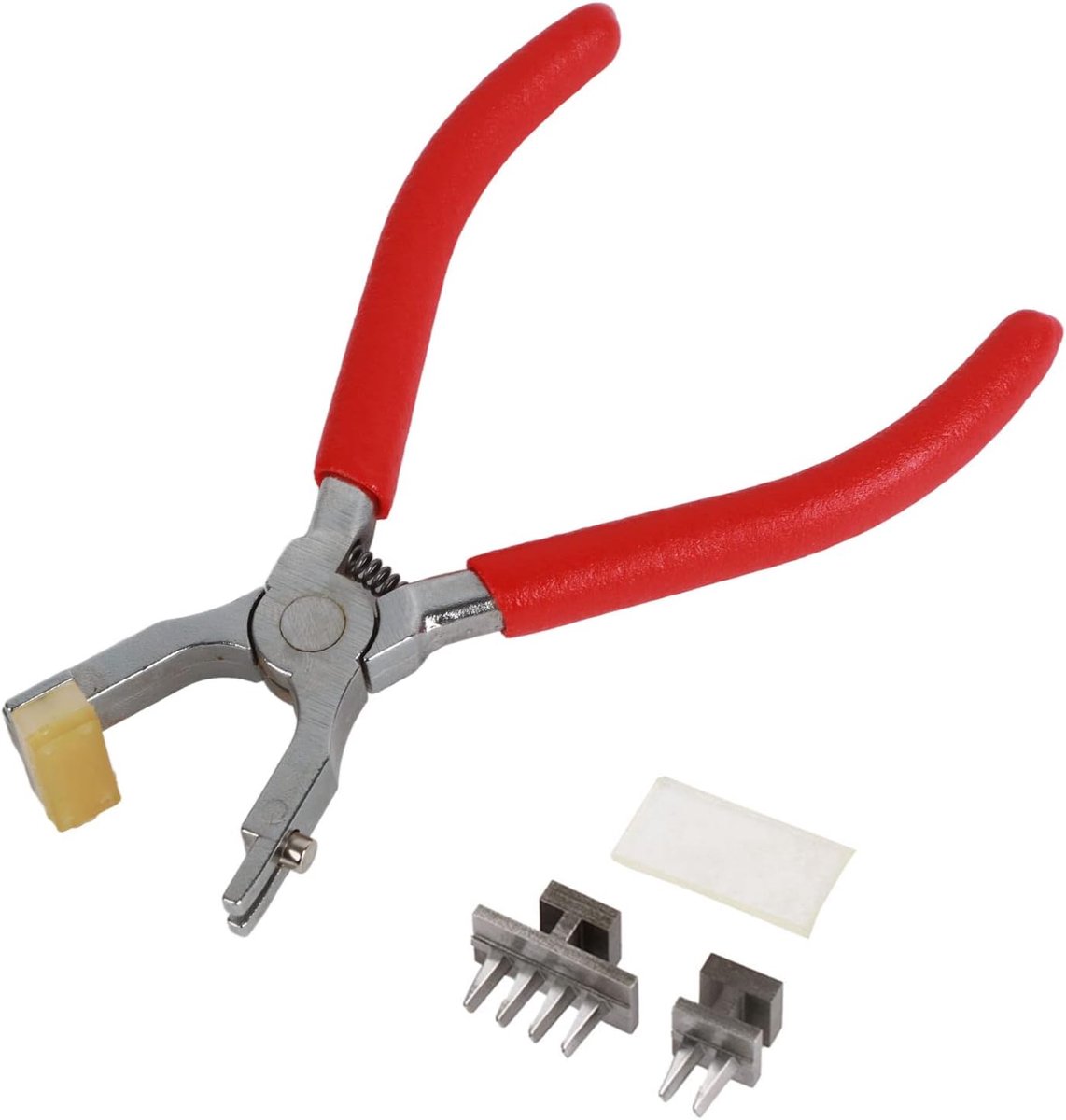 4mm Leer Gatpons - Stille Naai Handtang - Zware Duurzame Snap Setter Tool voor Leerbewerking - Laars Covers - Doe-Het-Zelf Projecten - Metaal Snap Knoppen Reparatie