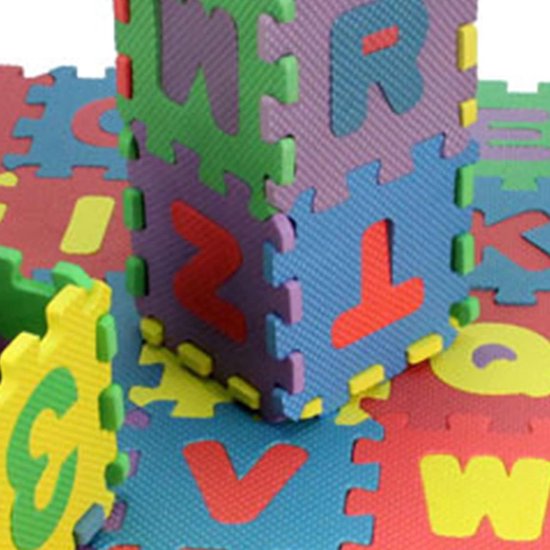 Foam Abc Rice Pedagogical Number - ABC Alphabet - Foam Puzzle - Play Mat - 36 Soft ...