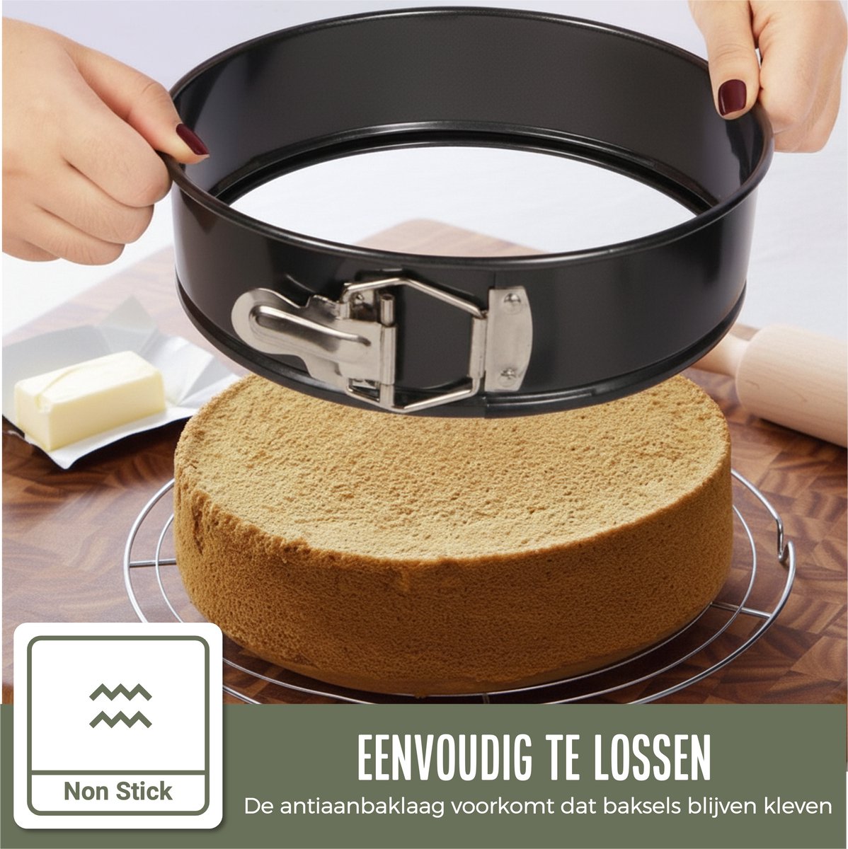 Patisse Springvorm met draagdeksel 24 cm - de Bijenkorf