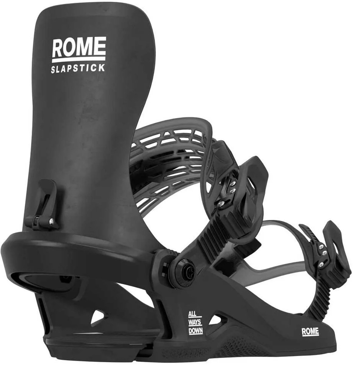 Rome Slapstick Junior Snowboardbindingen Zwart S Kinderen