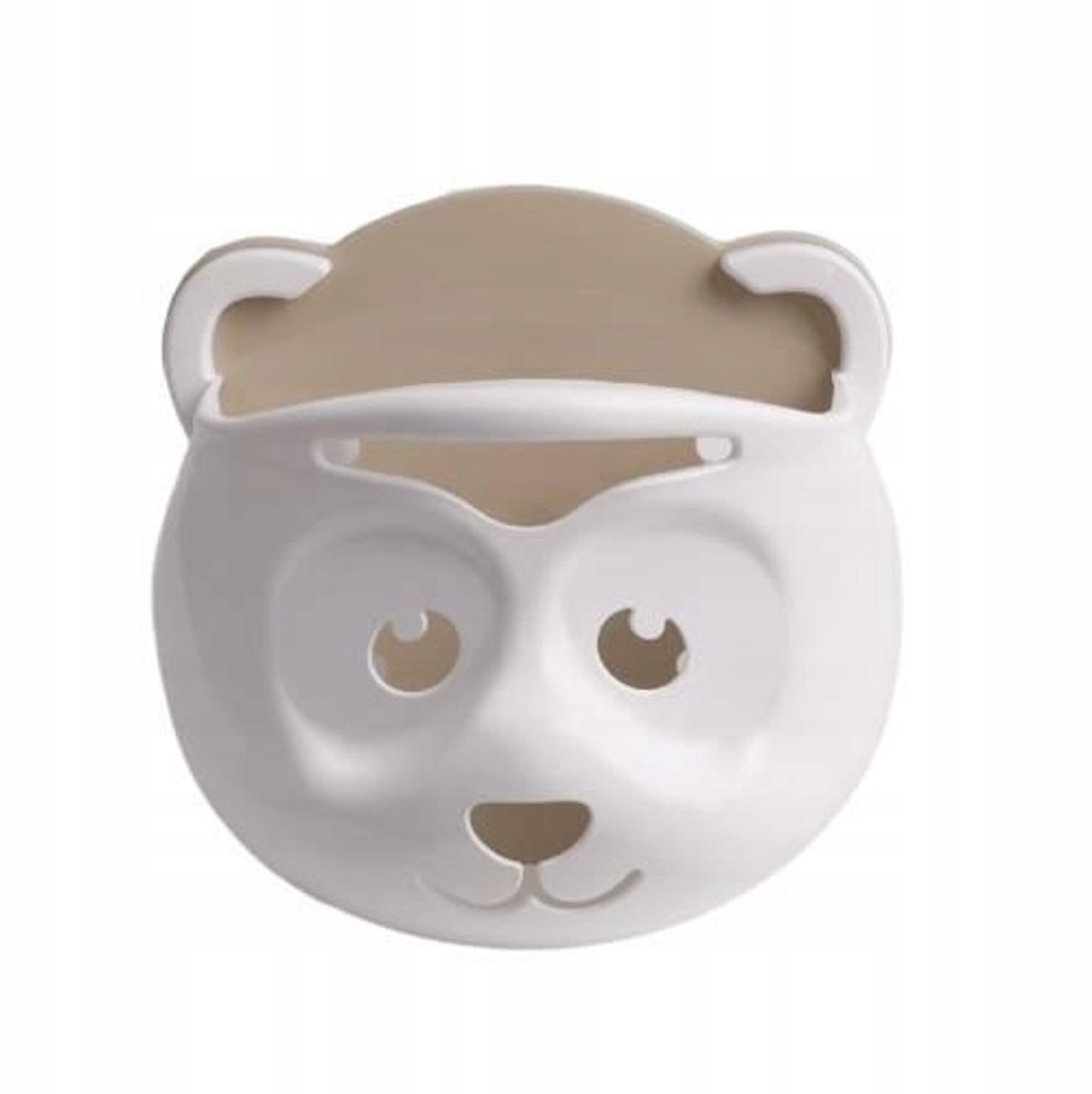 Maltex Panda Speelgoed Opberger Wit/Beige - Badkamer Opbergbak