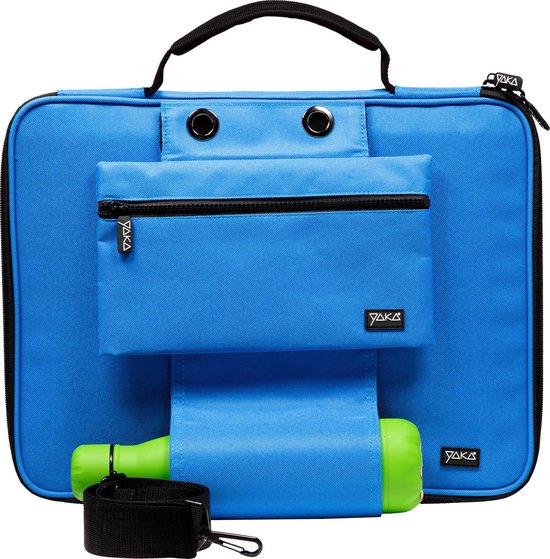 SACOCHE POUR ORDINATEUR PORTABLE - BLEU - 13.3 pouces avec scratch Révolutionnaire "Fix and Go"