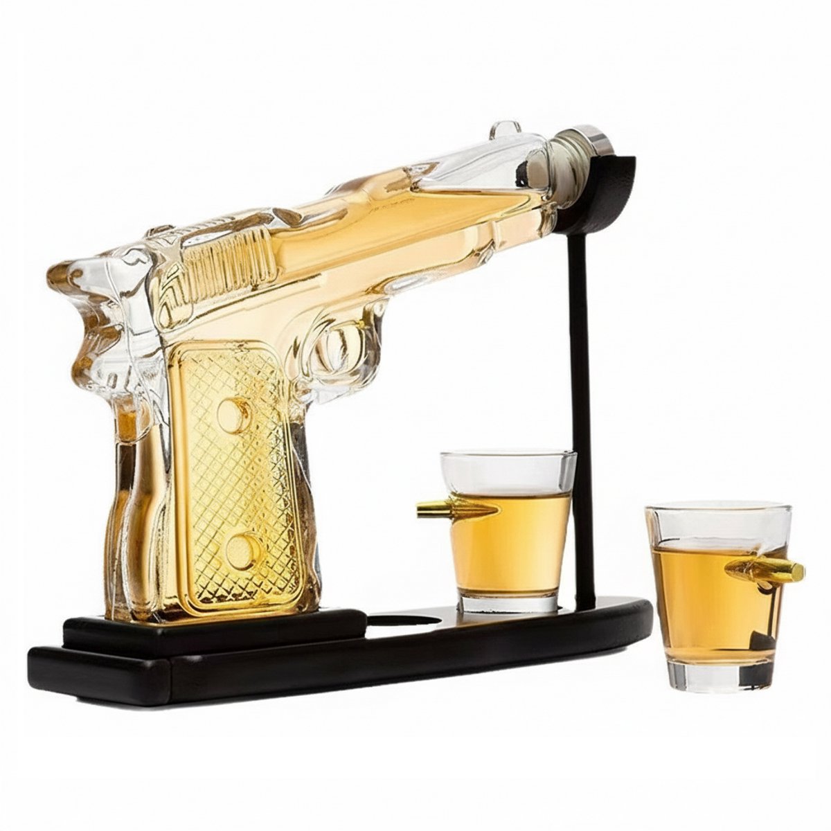 Pistool Whiskyglazen Set - Whiskeyaccessoires - Whiskey Cadeauset