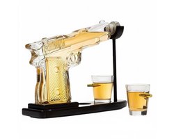 Pistool Whiskyglazen Set - Whiskeyaccessoires - Whiskey Cadeauset