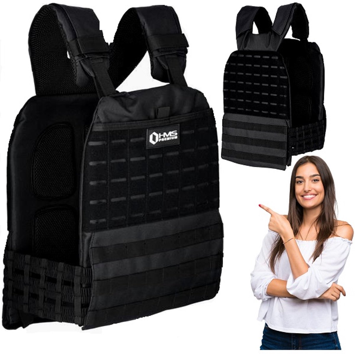 Verstelbaar Trainingsvest met Gewicht 6.5 KG - Fitness & Kracht