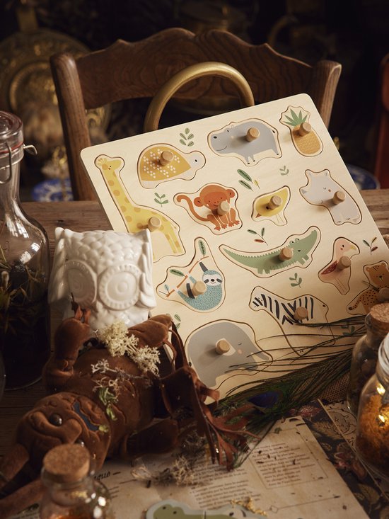 Vertbaudet Puzzle met jungle-knopen van VER — afbeelding 4