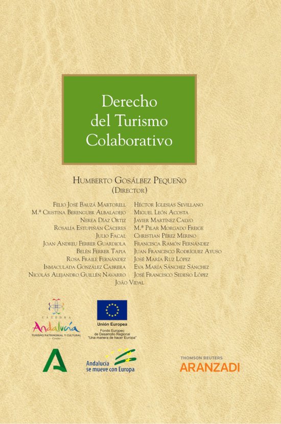 Derecho del Turismo Colaborativo - cover