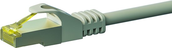 Slimline CAT6A netwerkkabel 90° hoek naar rechts, U/UTP LSZH LAN-kabel