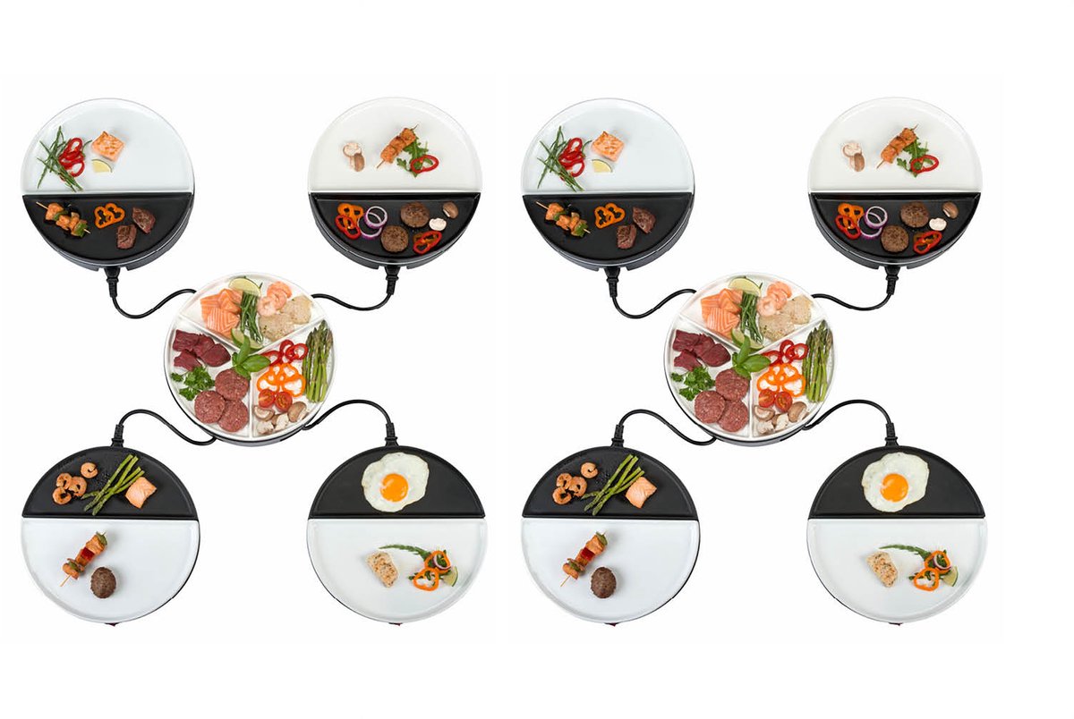 Bourgini Chef's Dinner Party Gourmetstel – 8 Personen – Bakplaat – PFAS-vrij - Vaatwasserbestendig