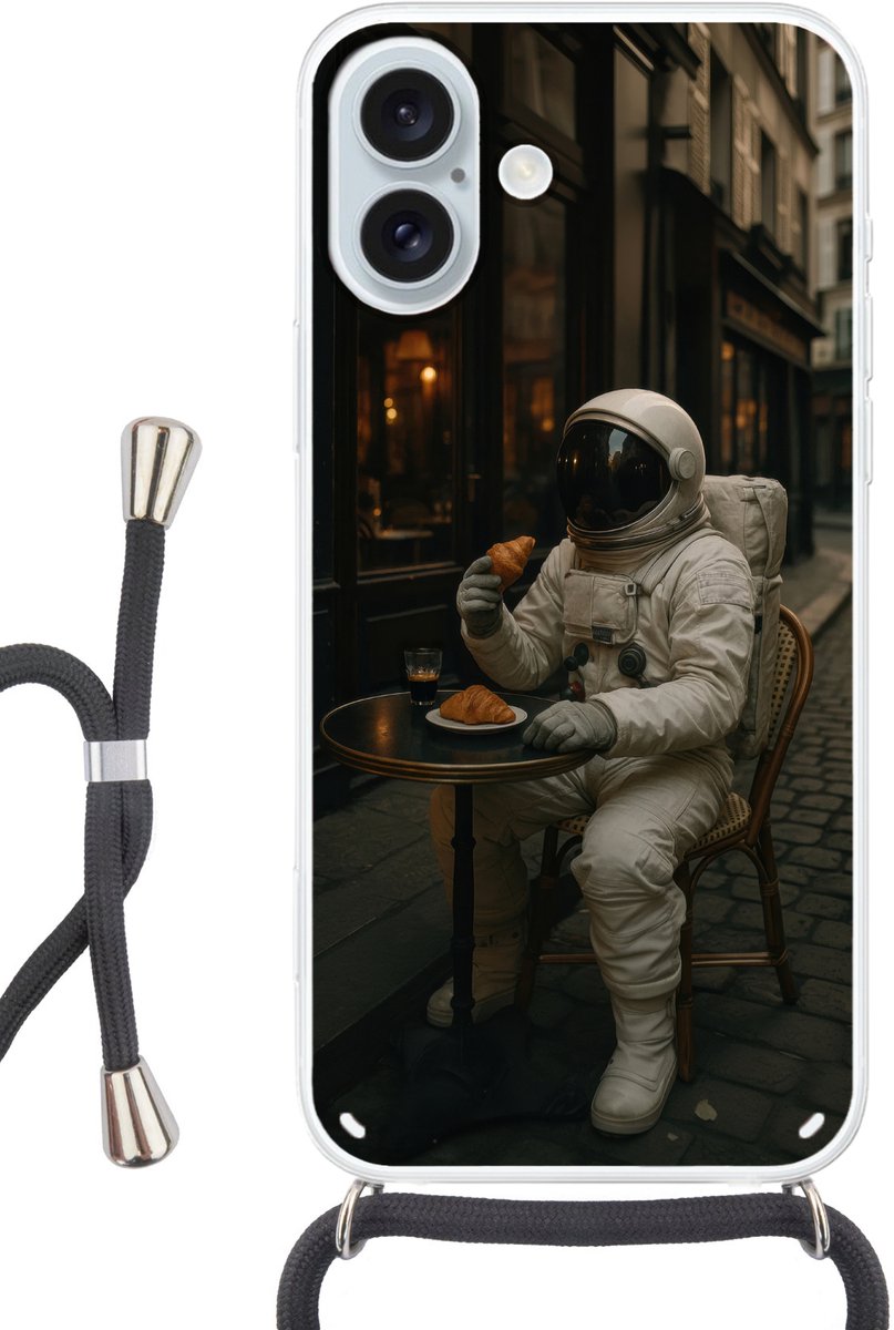 Café - Croissant - Koffie - Astronaut