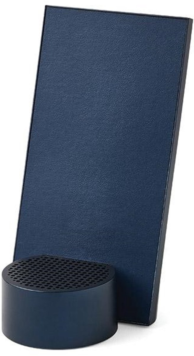 Lexon CITY Energy PRO Qi Oplader + Bluetooth Speaker - Donker Blauw