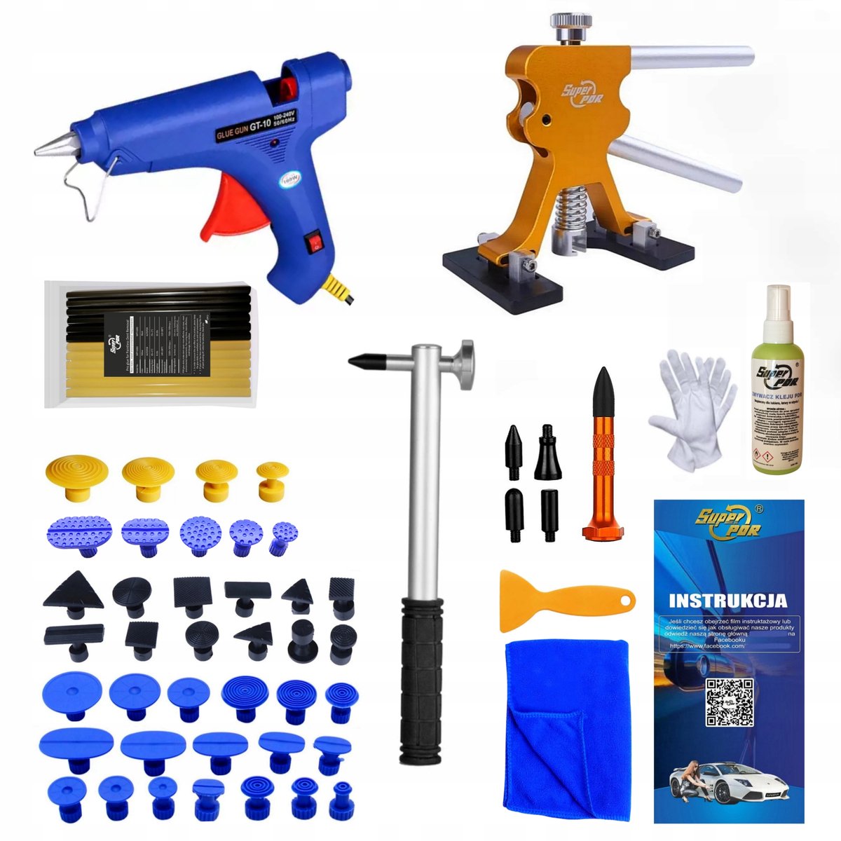 Professionele PDR Set voor Deukreparatie - Compleet Gereedschap