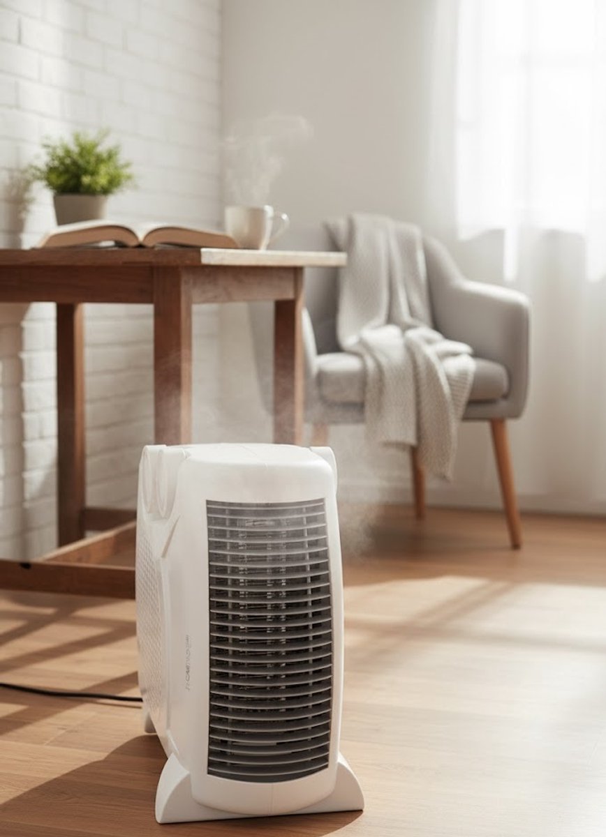 Compacte en Draagbare 2-in-1 Ventilatorkachel - 22x15x18 cm - Ventilatorkachel – Elektrische Kachel 2000W/1000W - Medahomestore