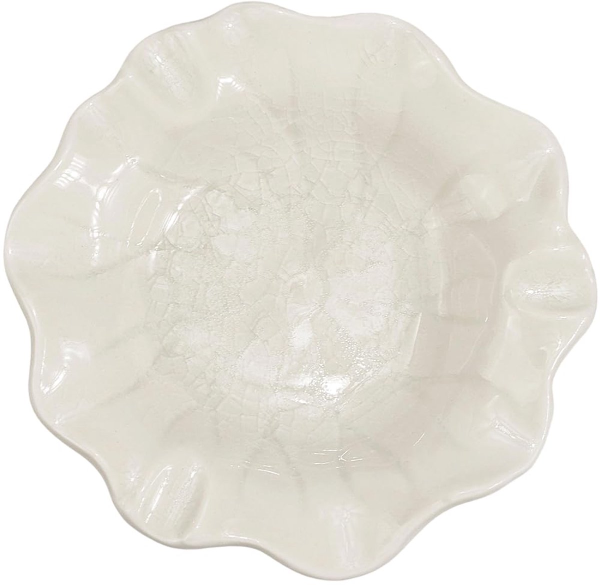 Witte Sieraden Schotel Keramische Trinket Lente Bloem Crackle Catch Alle Thaise Schoonheid Essentiële Olie Trinket Kom Platen Dienbladen Voor Volwassenen Sleutels Ringen Oorbellen Kettingen