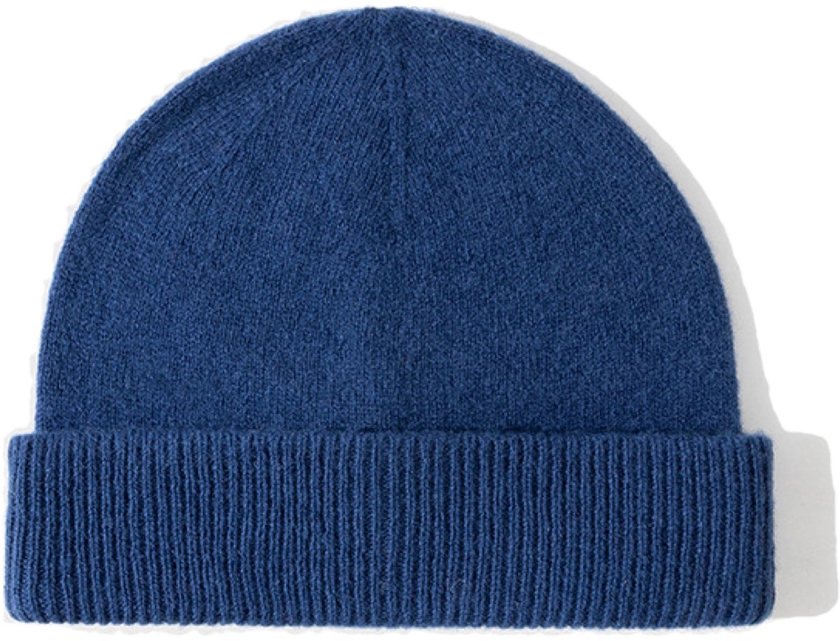 Wollen Beanie Muts – Wintermuts – Beanie Heren – Beanie Dames – Zachte Gebreide Muts – Warme Unisex Muts – One Size – Blauw