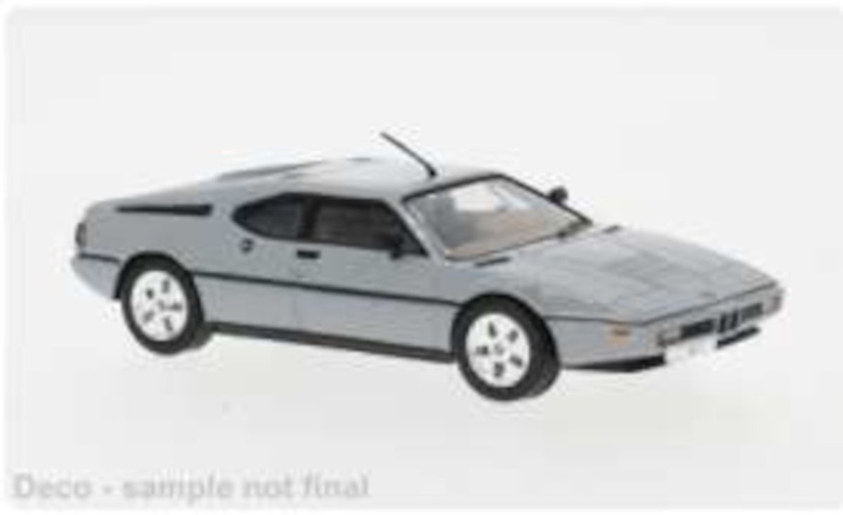 BMW M1 1978 Grijs Modelauto 1/43 Ixo Models