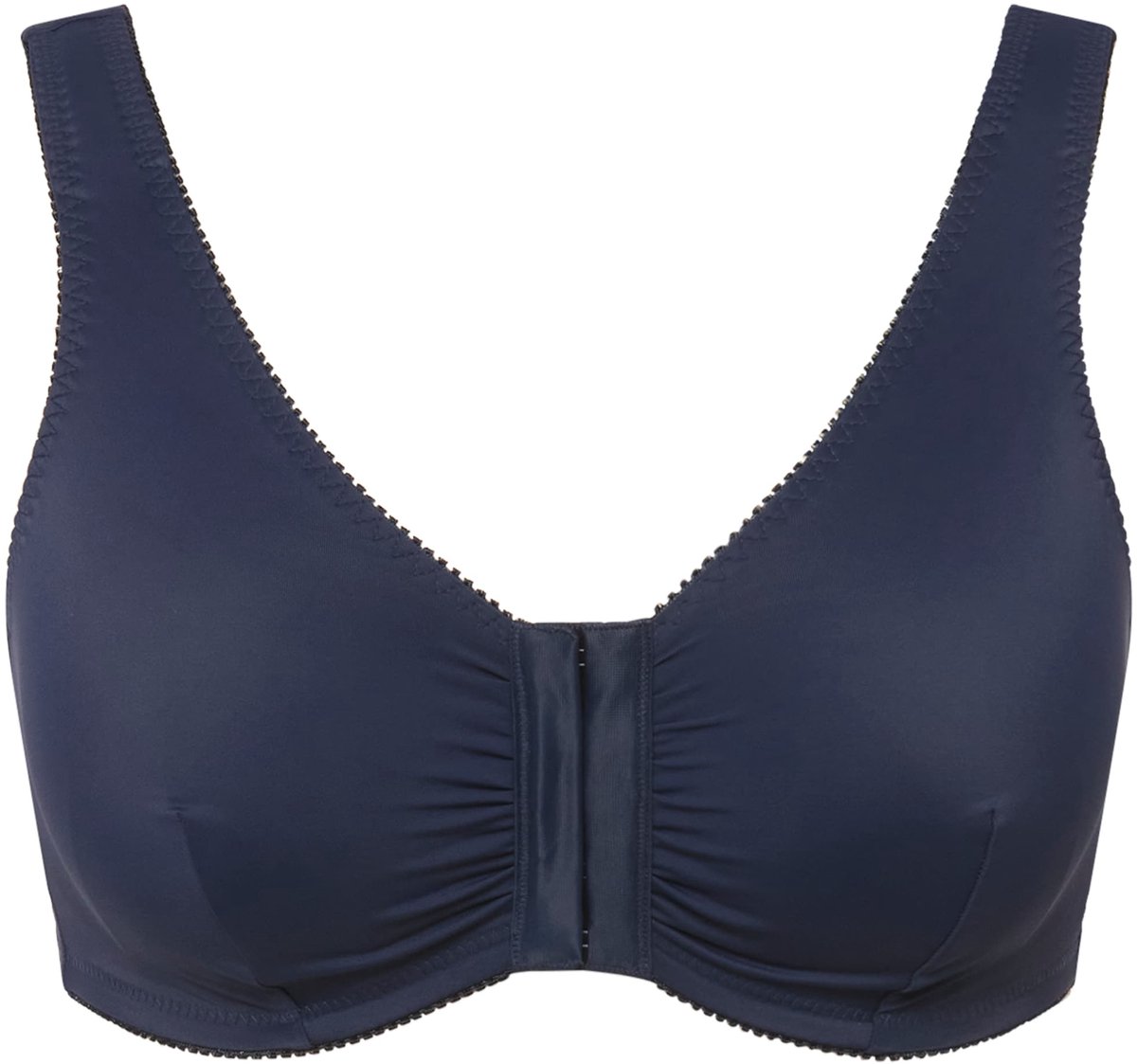 Ulla Popken Dames - Bustier borstvoedingsbeha voorsluiting - Nachtblauw