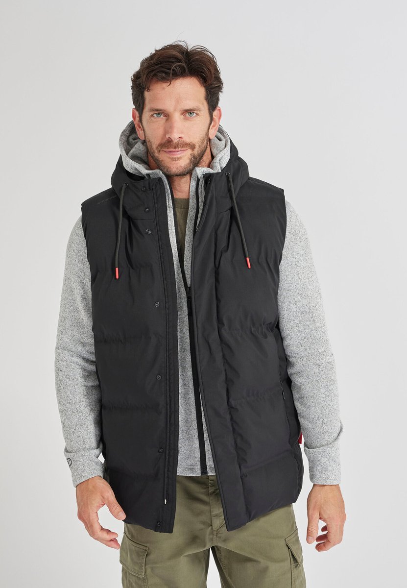 Damart Mouwloze Thermolactyl bodywarmer heren Mannen – 102-109 Zwart
