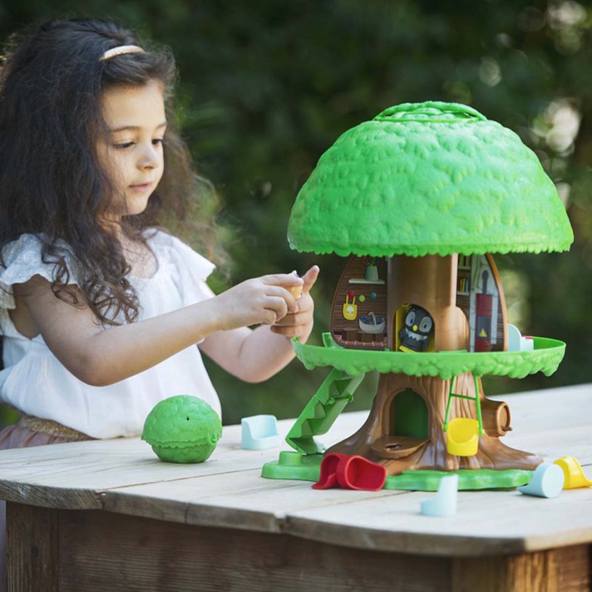 Klorofil Magische Speelboom – Interactief kinderspeelgoed – Dieren Speelgoed - Speelgoed vanaf 18 maanden – Inclusief 2 dieren: Eliot de Vos & Ruby de Beer – 15-Delig — afbeelding 19